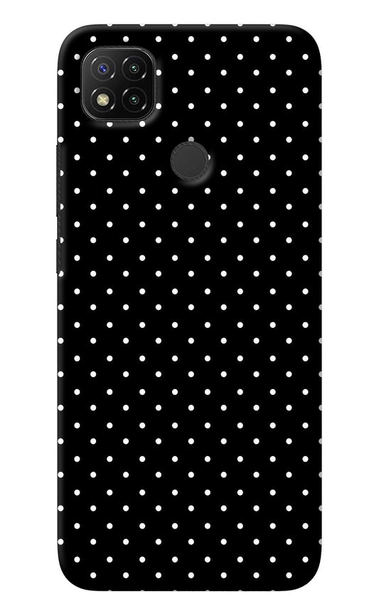 White Dots Redmi 9 Back Cover