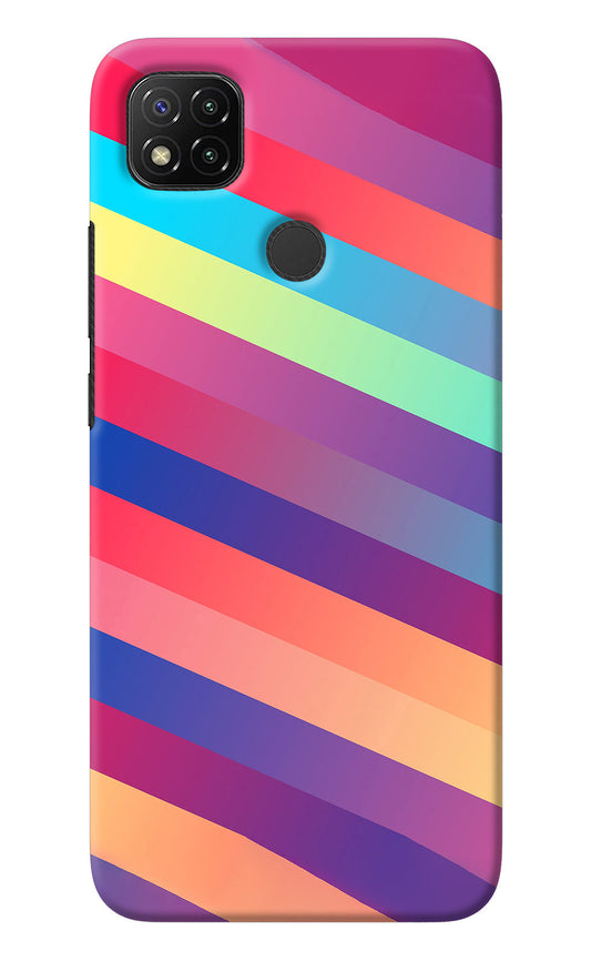 Stripes color Redmi 9 Back Cover