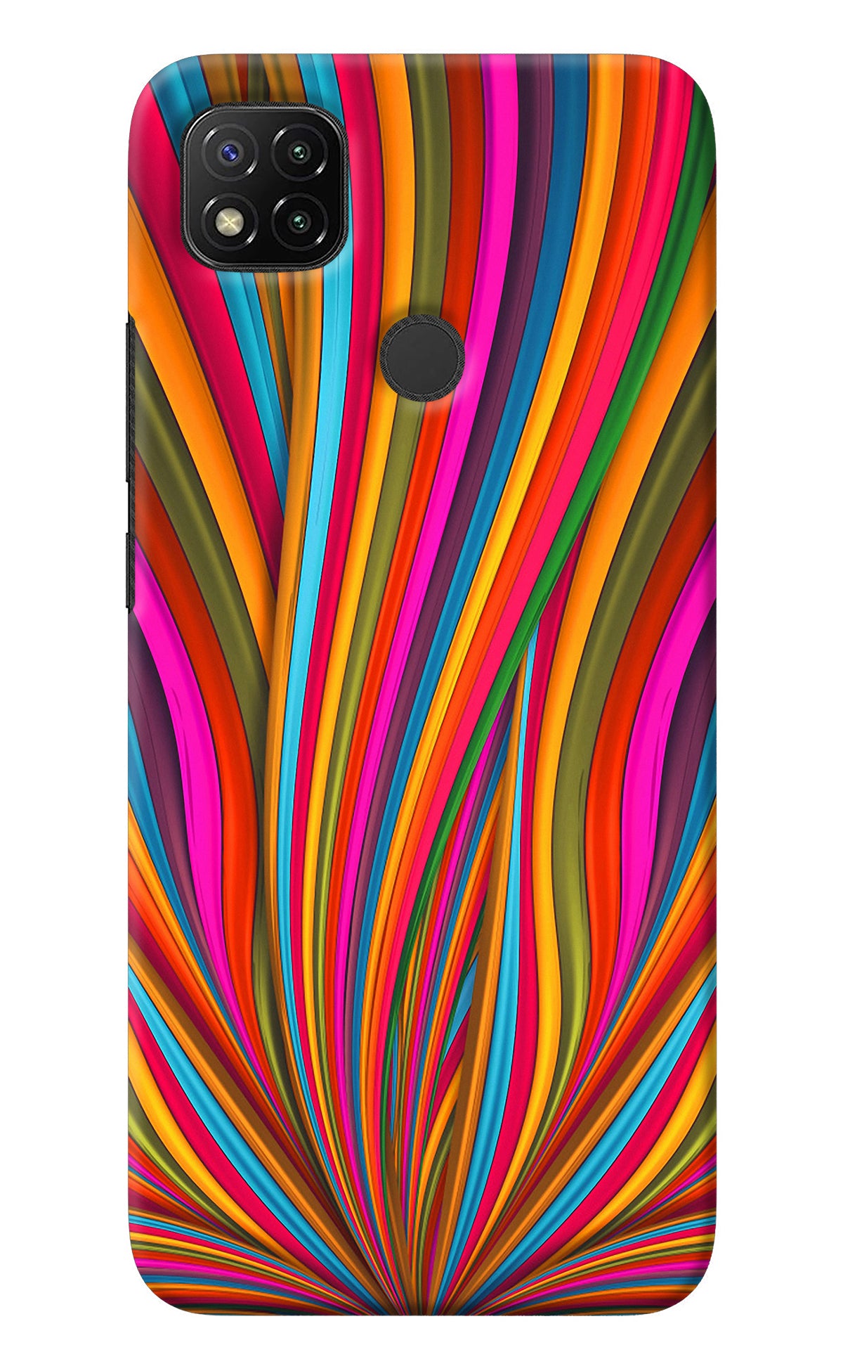 Trippy Wavy Redmi 9 Back Cover