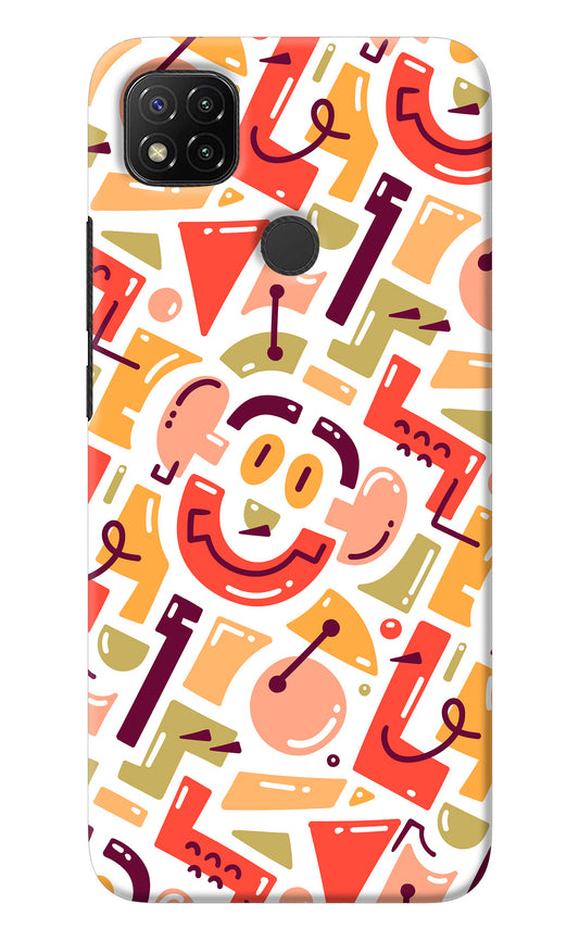 Doodle Pattern Redmi 9 Back Cover