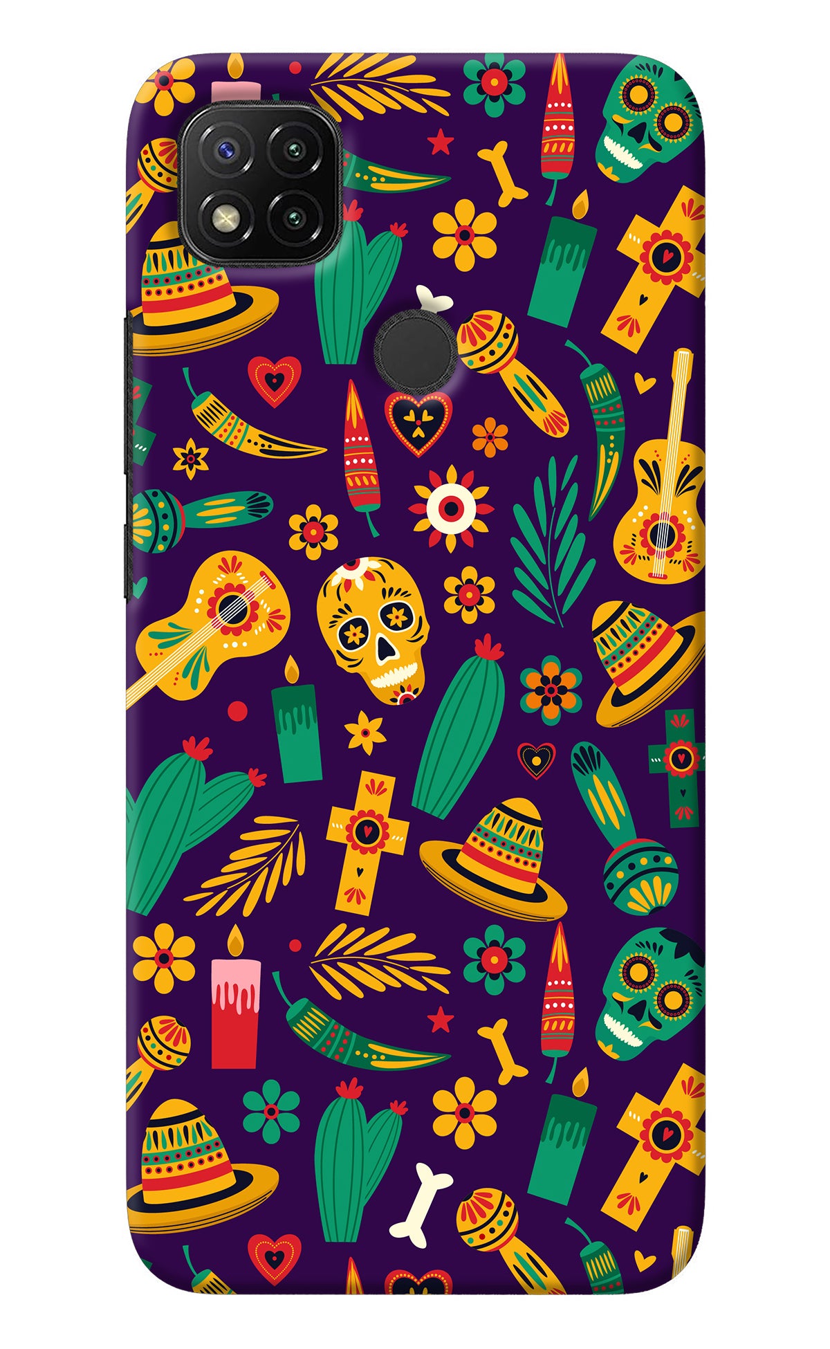 Mexican Artwork Redmi 9 Back Cover