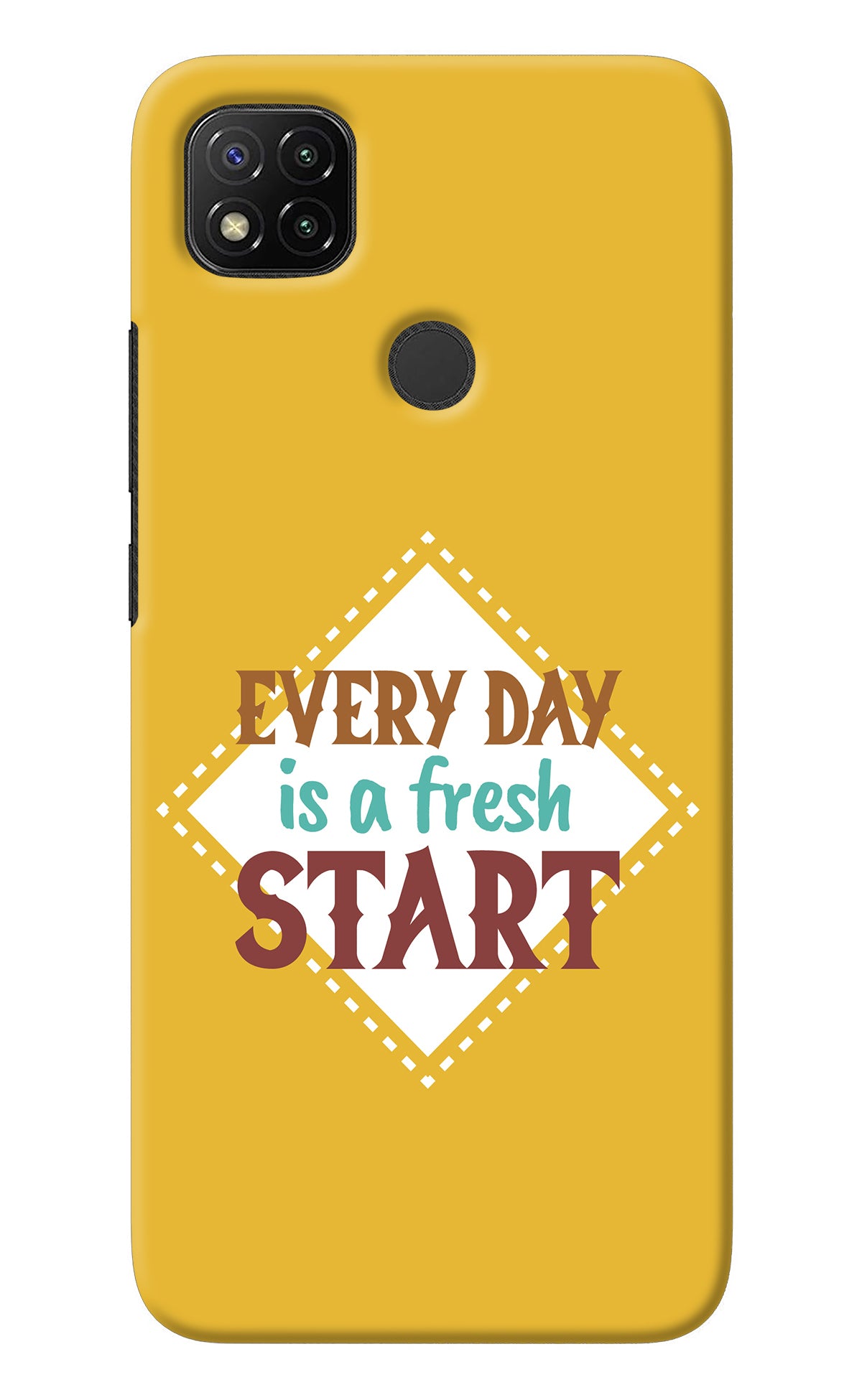 Every day is a Fresh Start Redmi 9 Back Cover