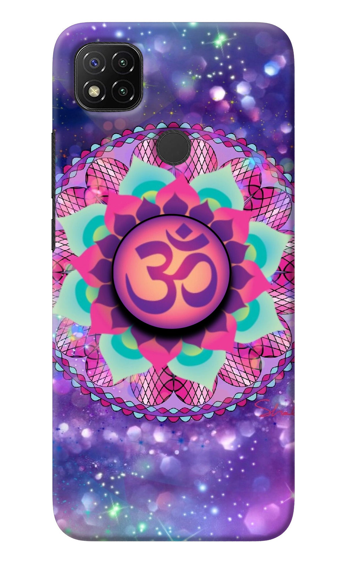 Om Purple Redmi 9 Pop Case