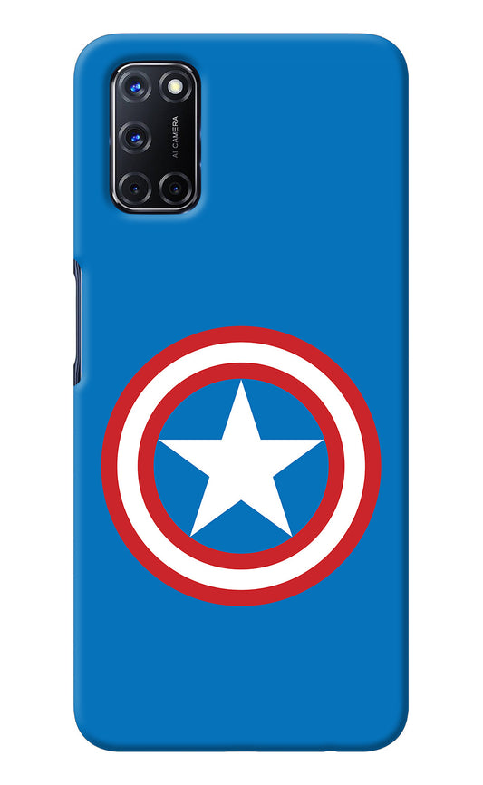 Captain America Logo Oppo A52 Back Cover