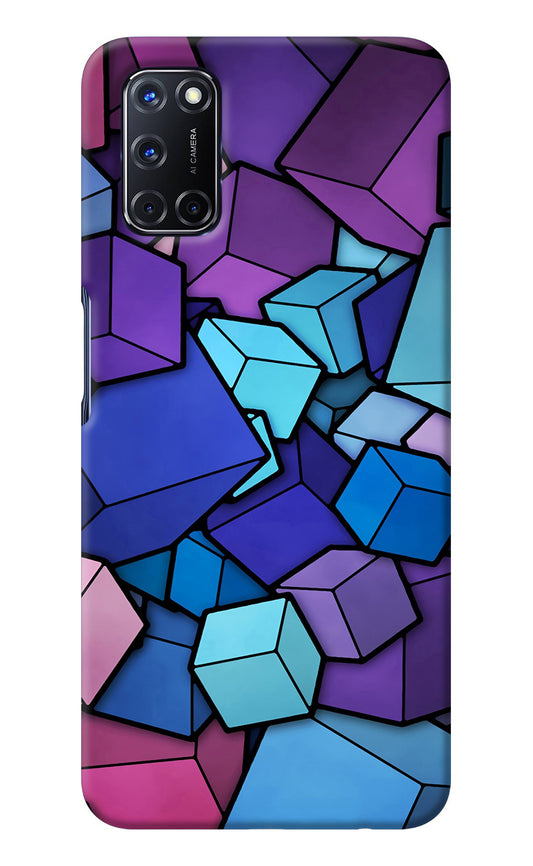Cubic Abstract Oppo A52 Back Cover