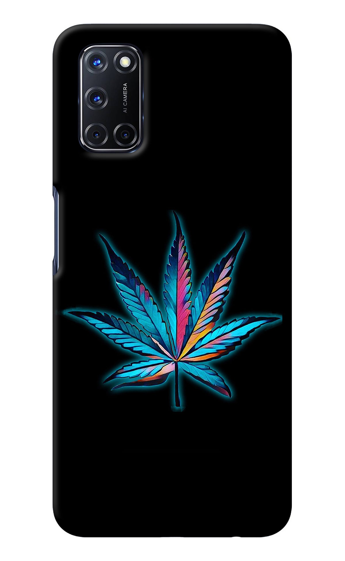 Weed Oppo A52 Back Cover