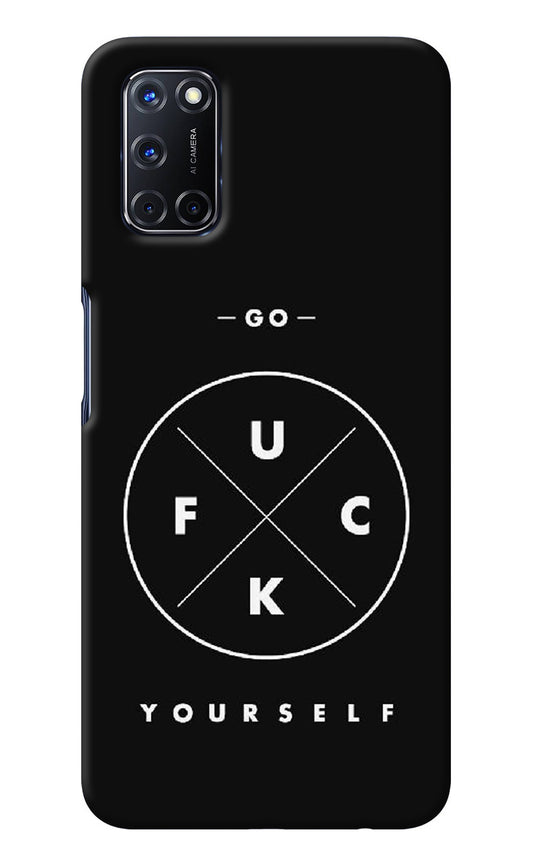 Go Fuck Yourself Oppo A52 Back Cover