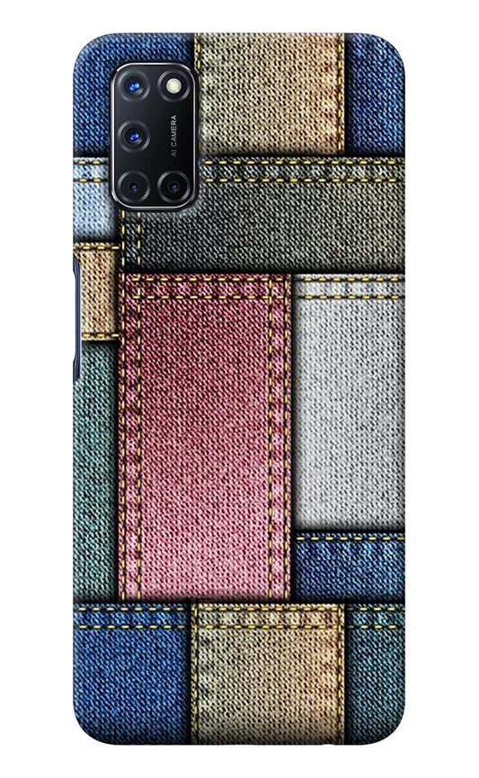 Multicolor Jeans Oppo A52 Back Cover