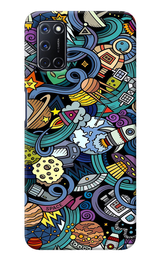 Space Abstract Oppo A52 Back Cover