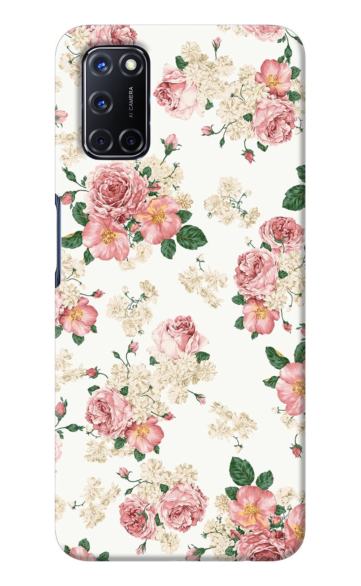 Flowers Oppo A52 Back Cover