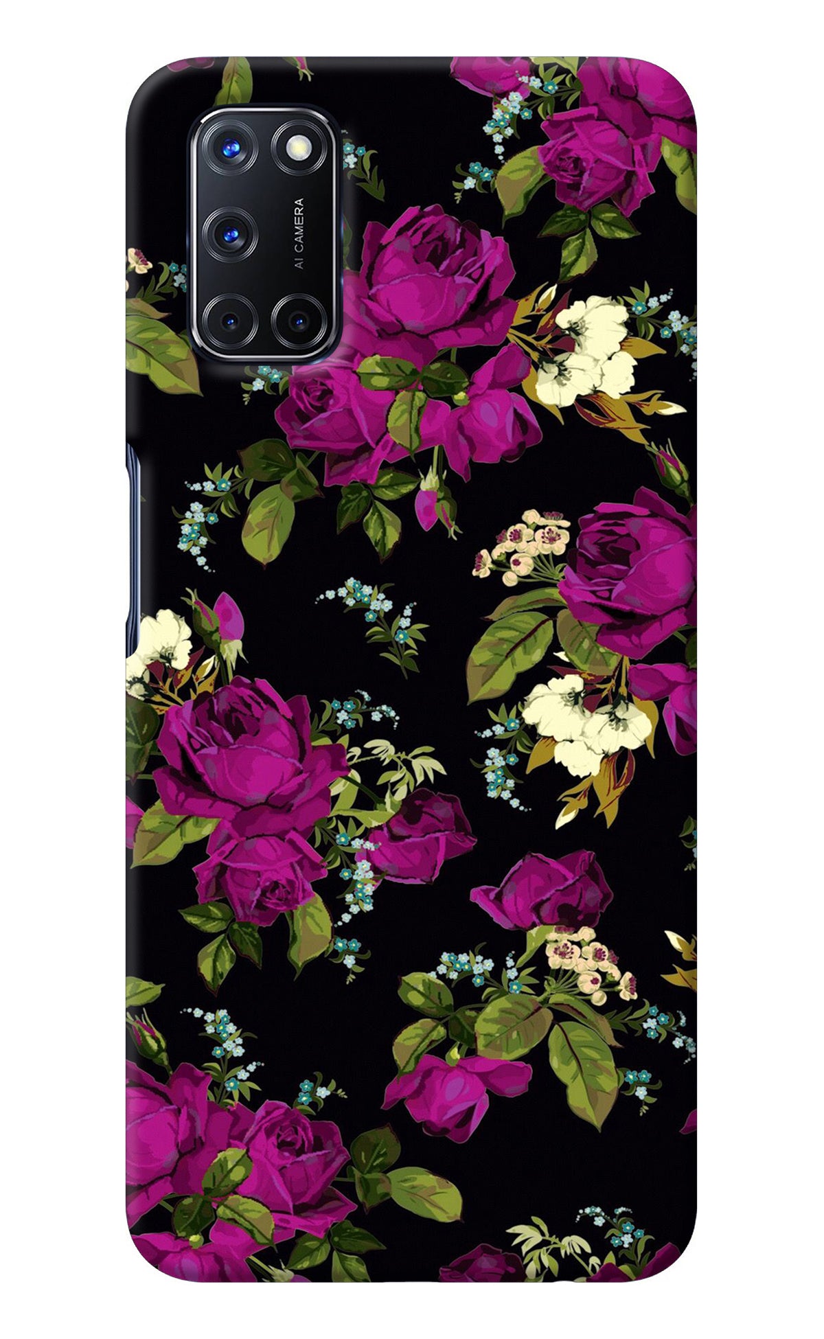 Flowers Oppo A52 Back Cover