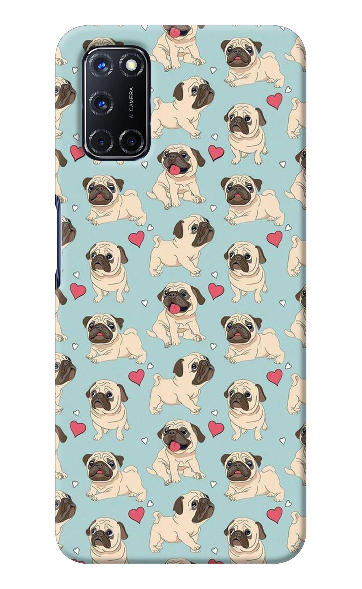 Pug Dog Oppo A52 Back Cover