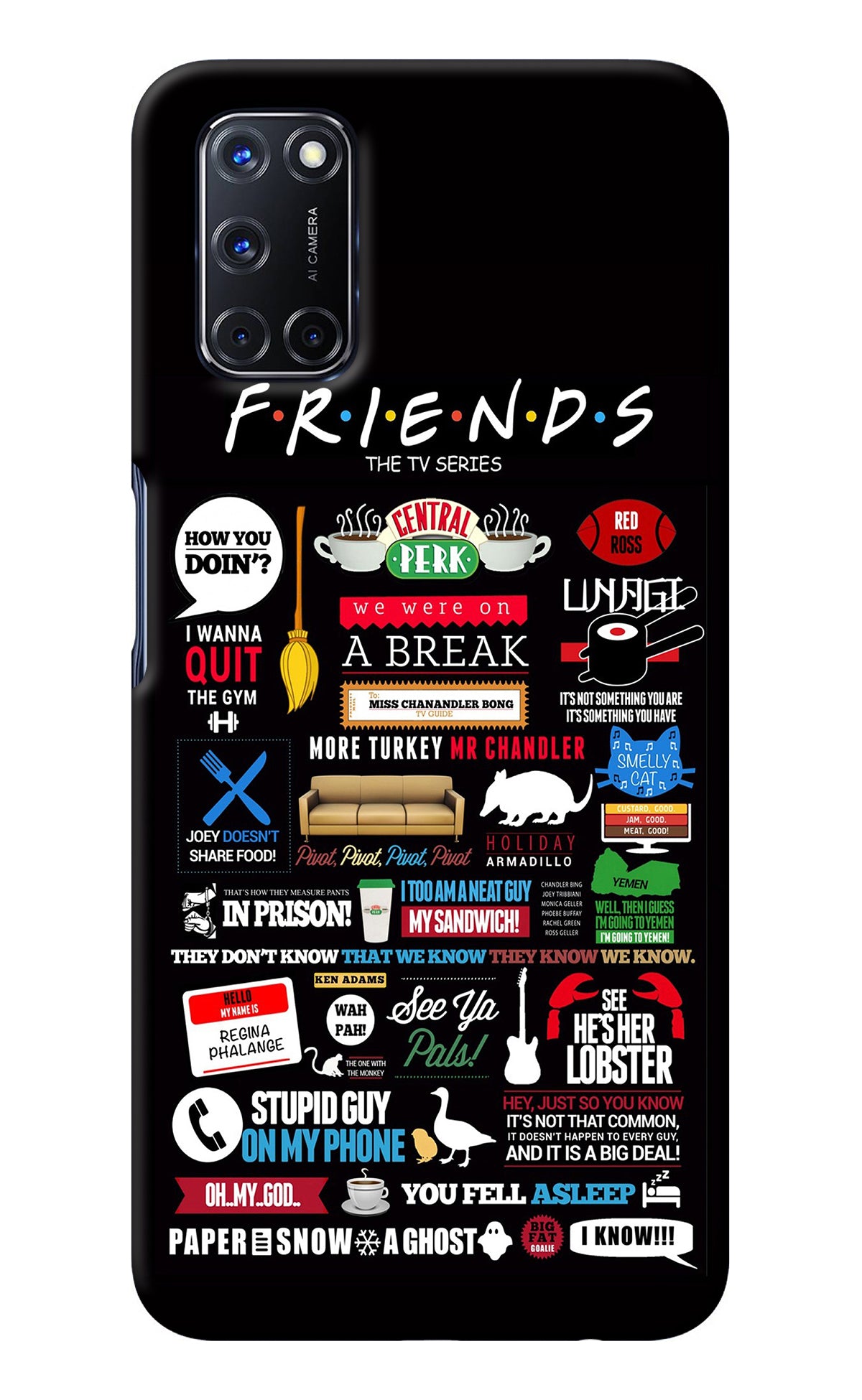 FRIENDS Oppo A52 Back Cover