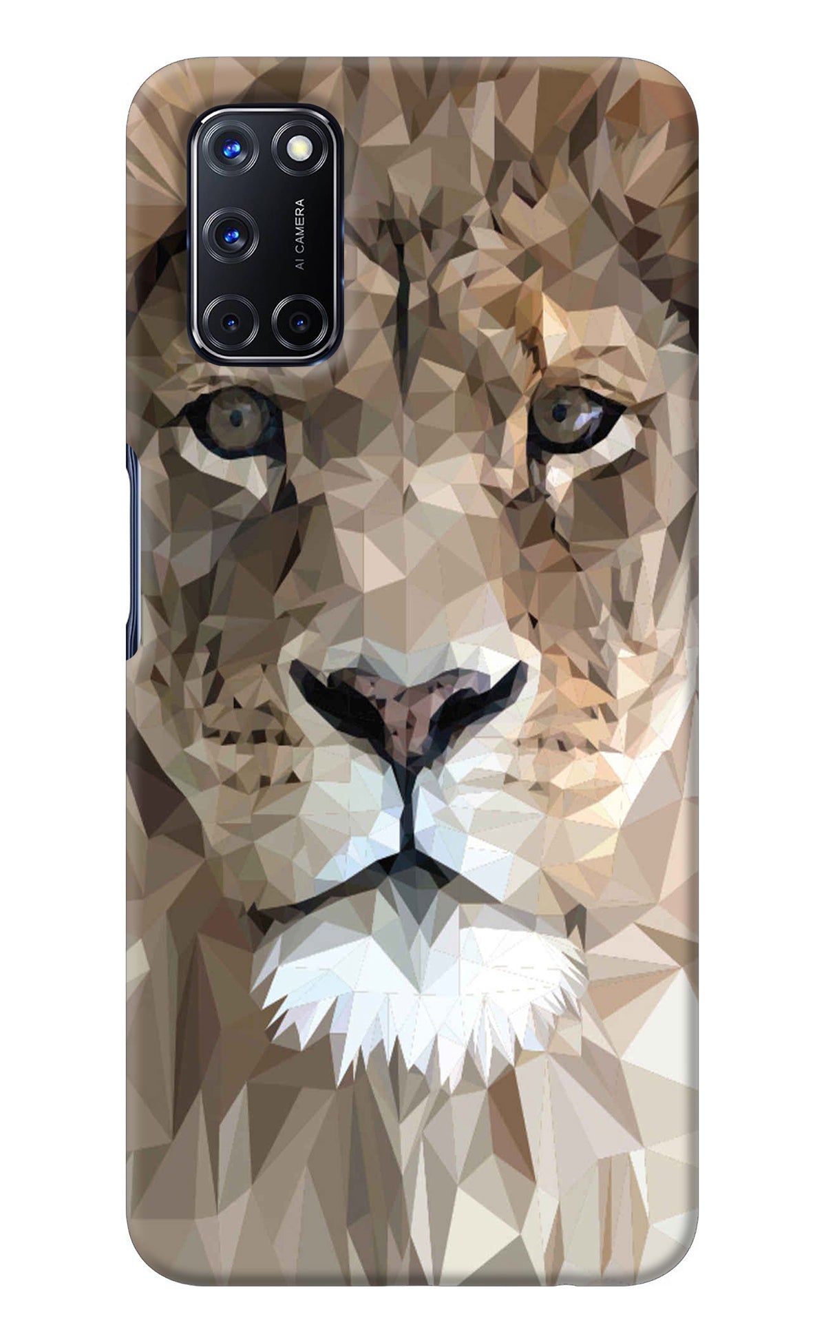 Lion Art Oppo A52 Back Cover