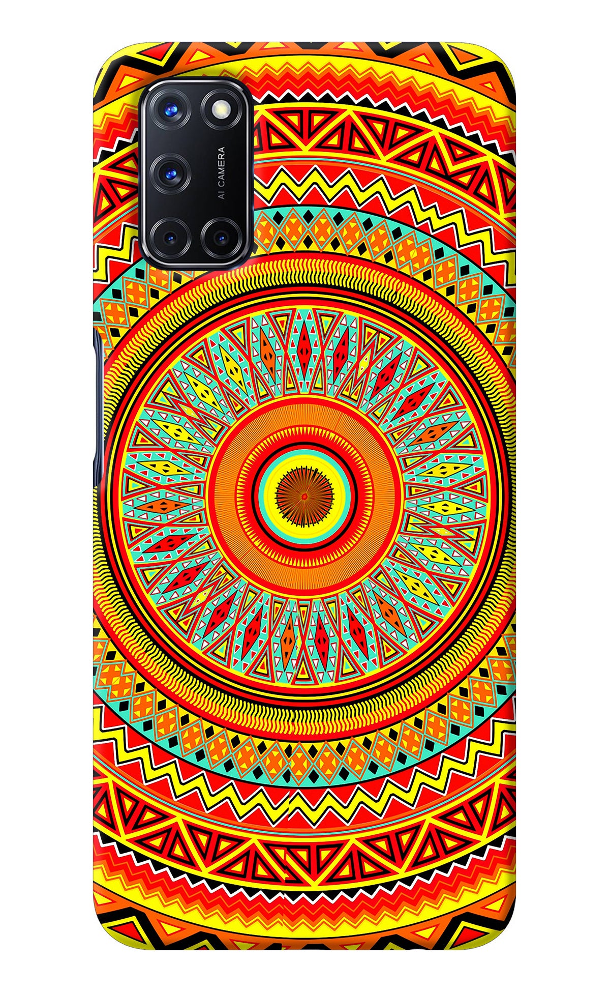 Mandala Pattern Oppo A52 Back Cover