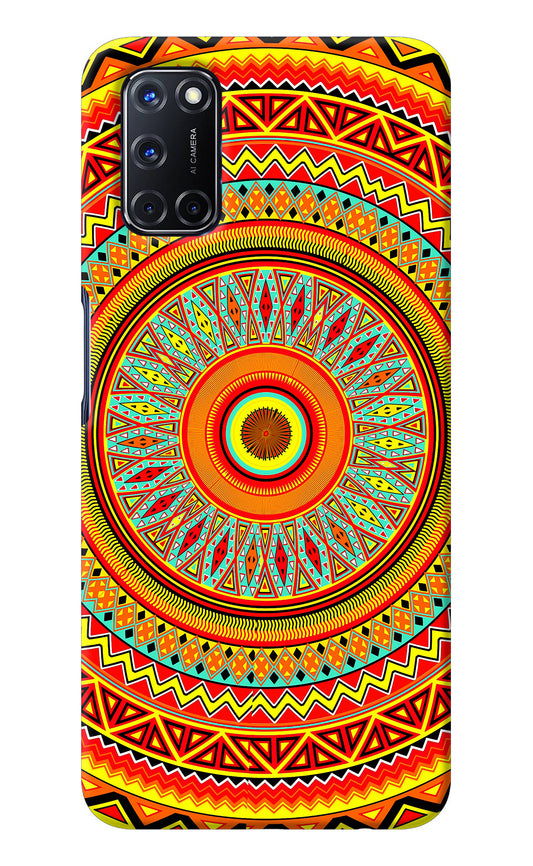 Mandala Pattern Oppo A52 Back Cover