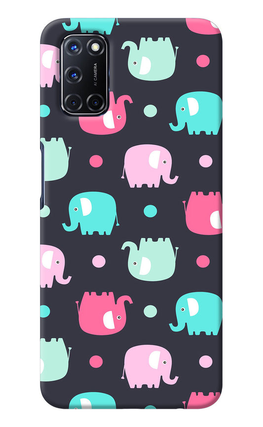 Elephants Oppo A52 Back Cover
