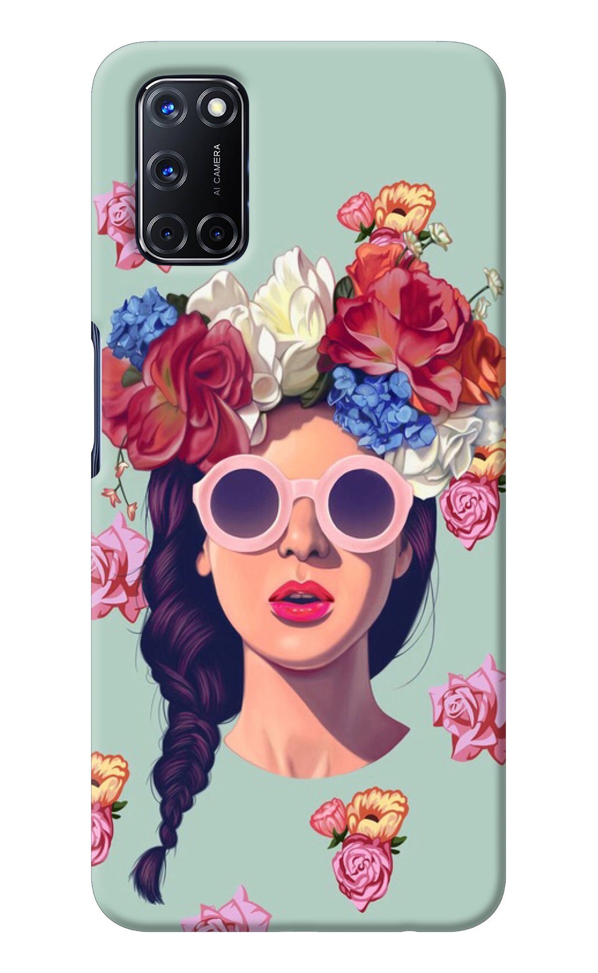 Pretty Girl Oppo A52 Back Cover