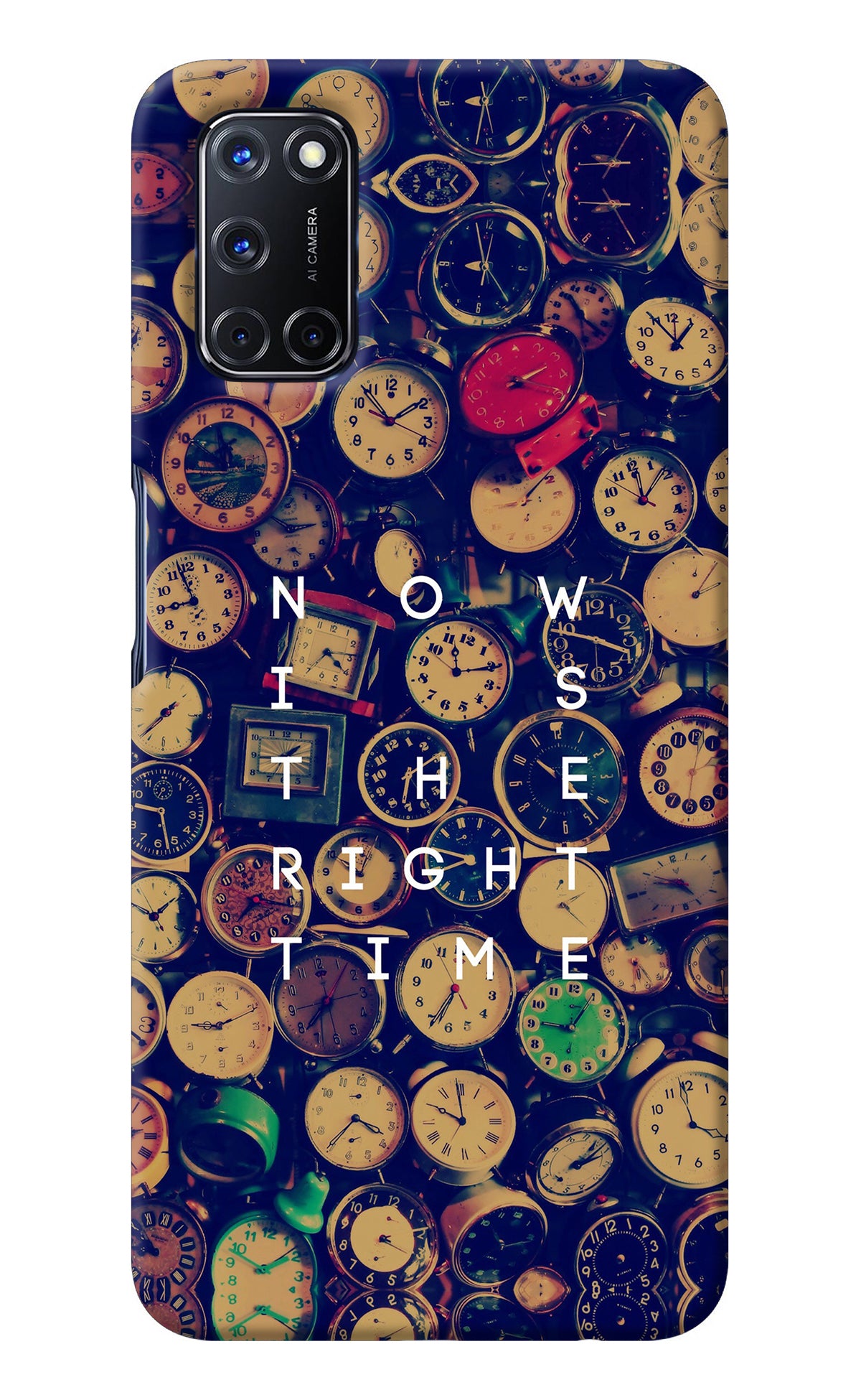 Now is the Right Time Quote Oppo A52 Back Cover