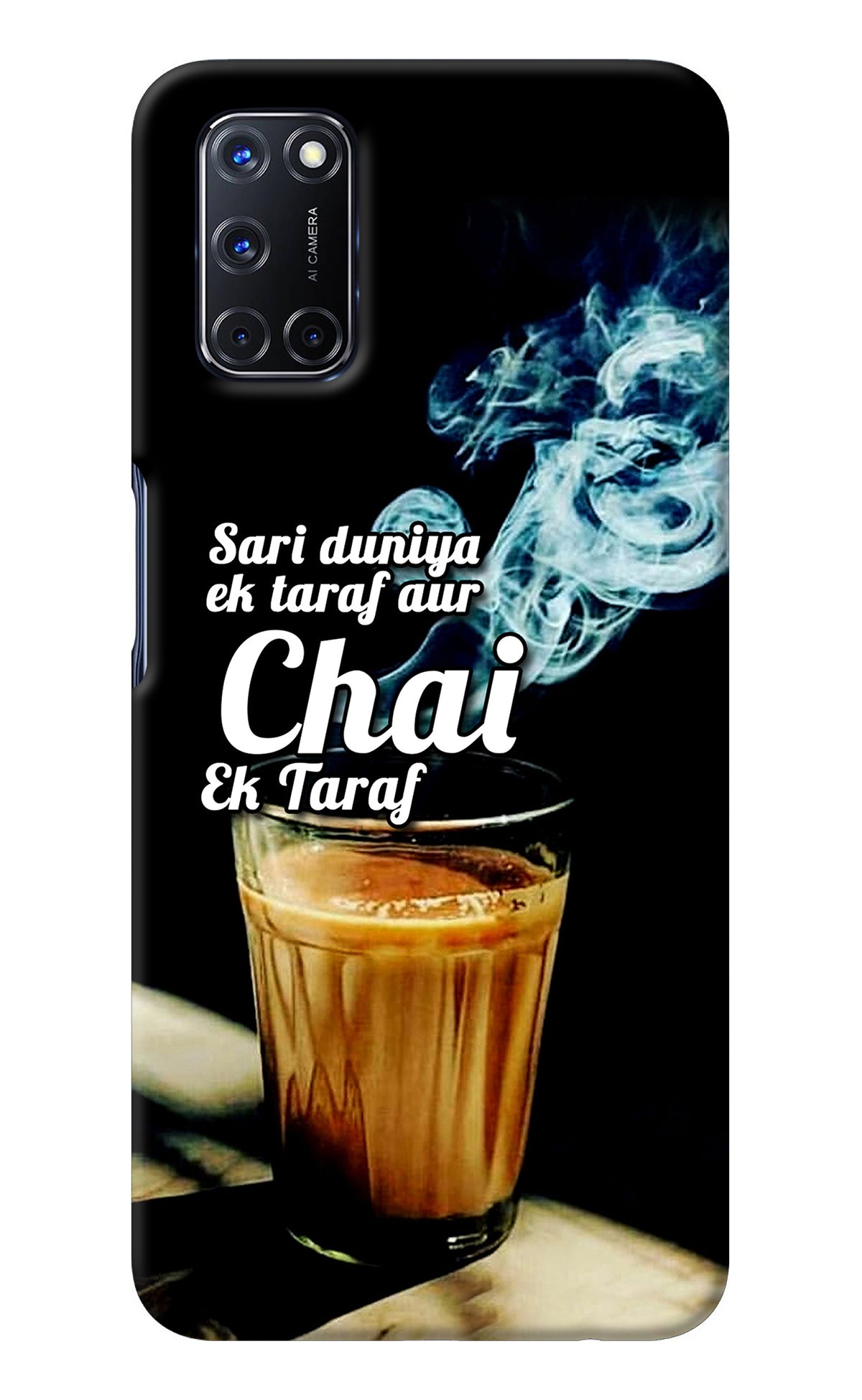 Chai Ek Taraf Quote Oppo A52 Back Cover