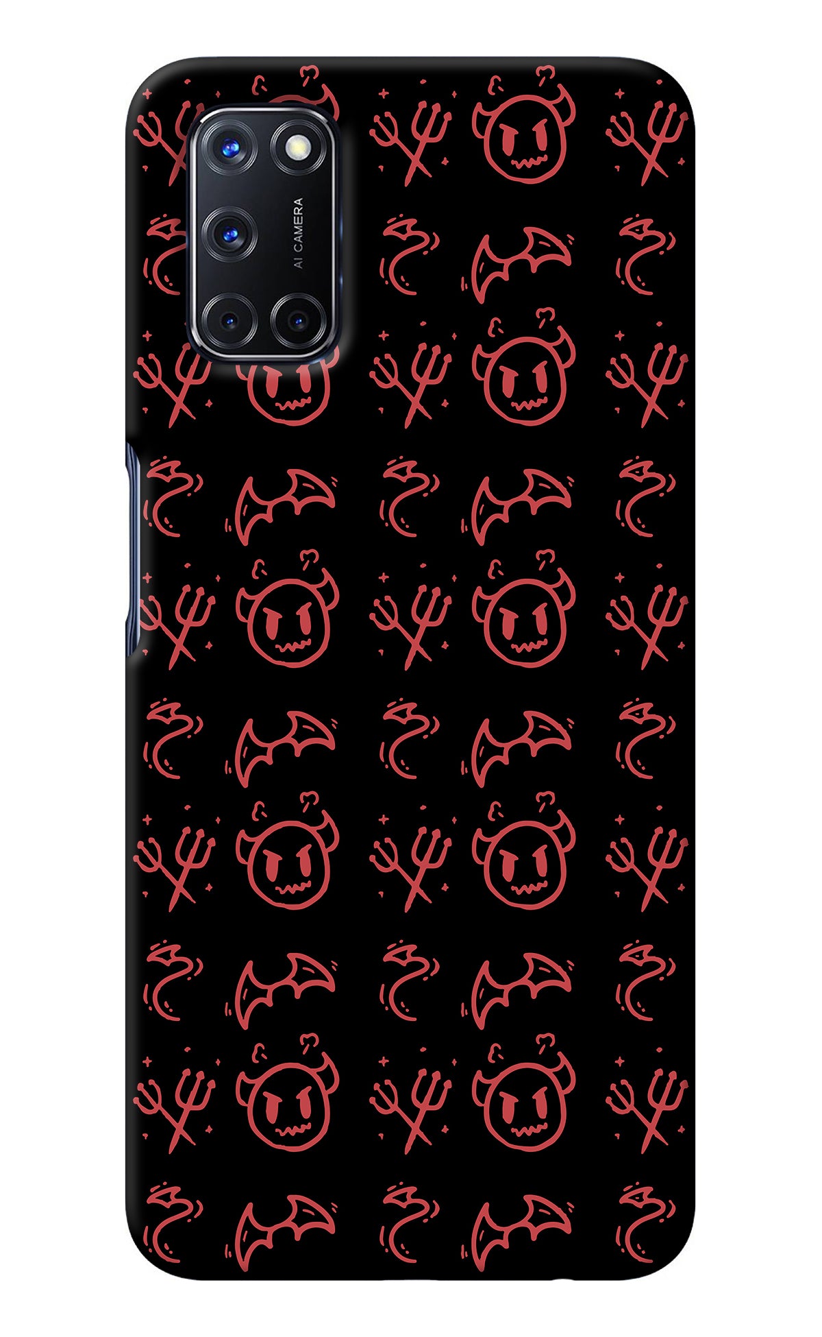 Devil Oppo A52 Back Cover