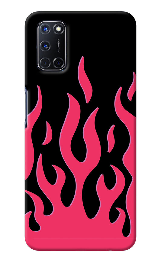 Fire Flames Oppo A52 Back Cover