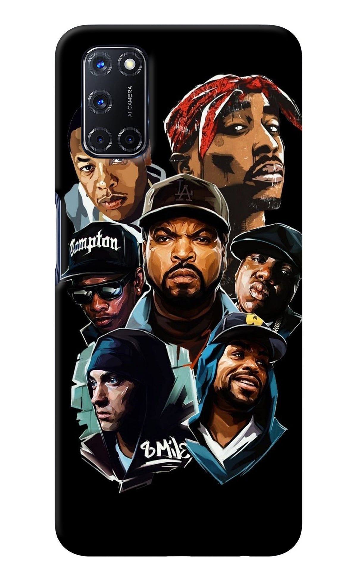 Rappers Oppo A52 Back Cover