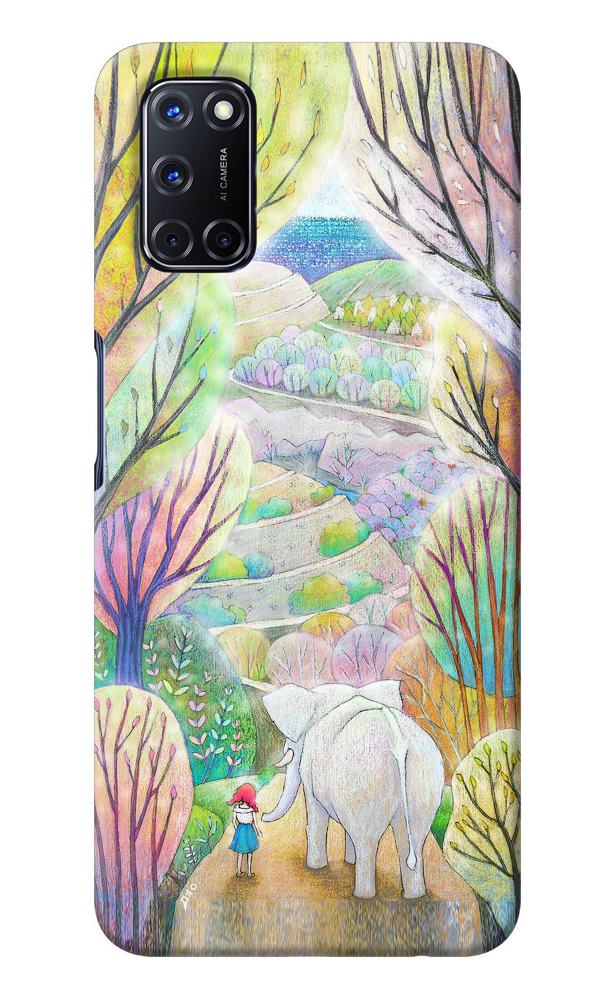 Nature Painting Oppo A52 Back Cover