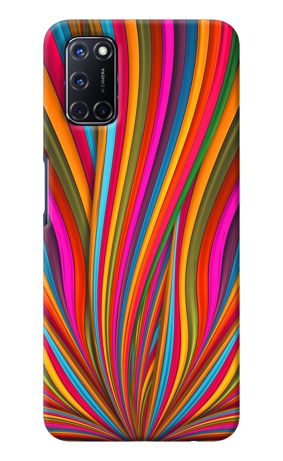 Trippy Wavy Oppo A52 Back Cover