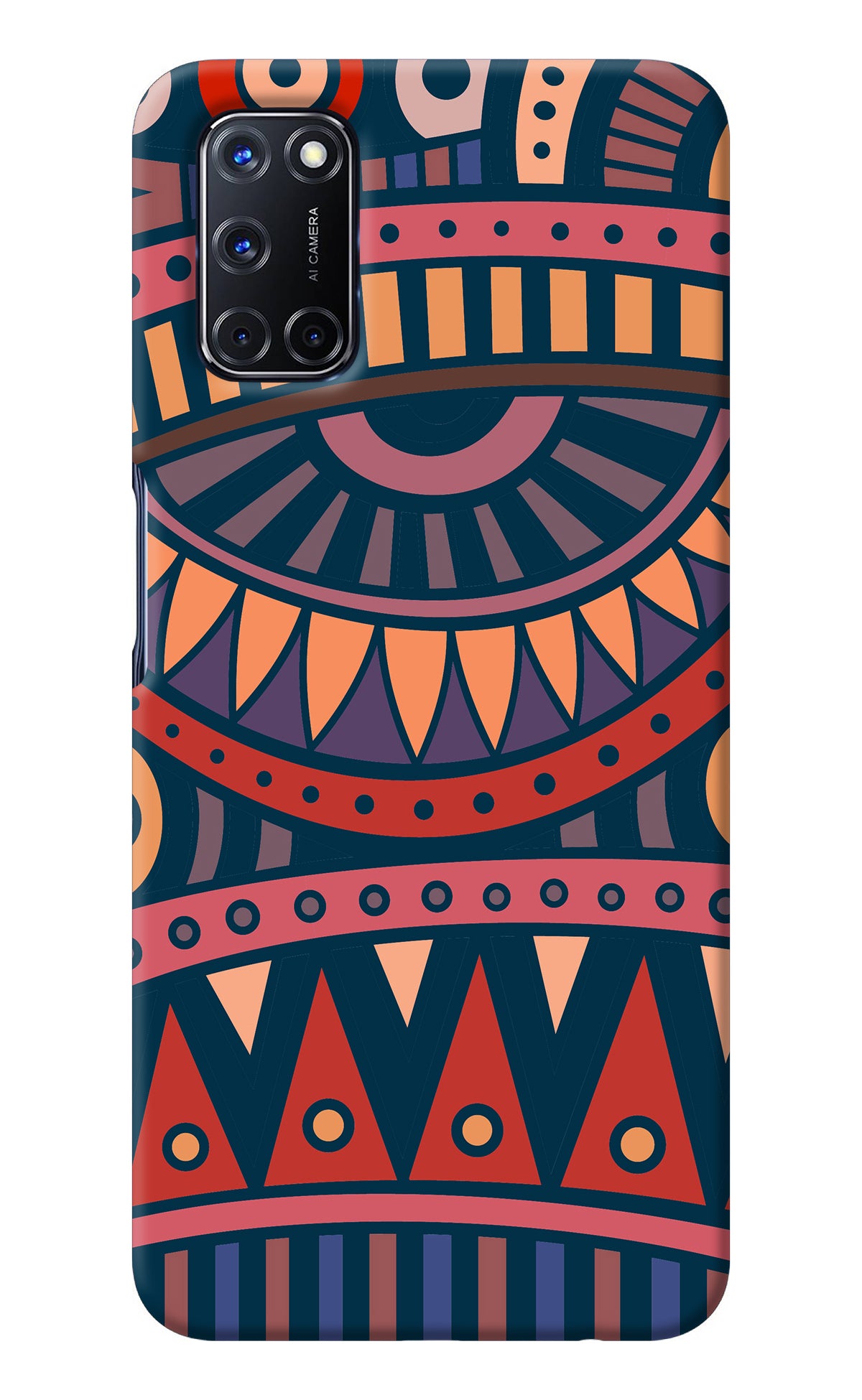 African Culture Design Oppo A52 Back Cover