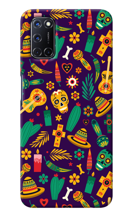 Mexican Artwork Oppo A52 Back Cover