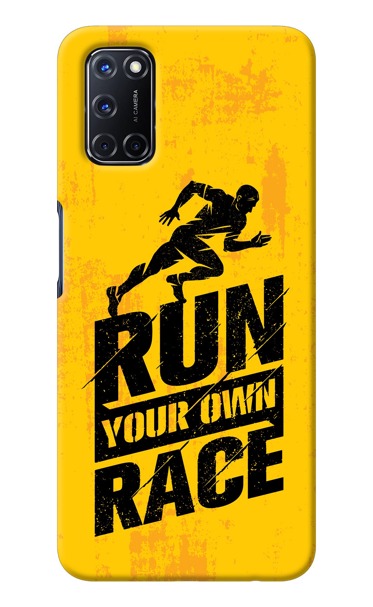 Run Your Own Race Oppo A52 Back Cover