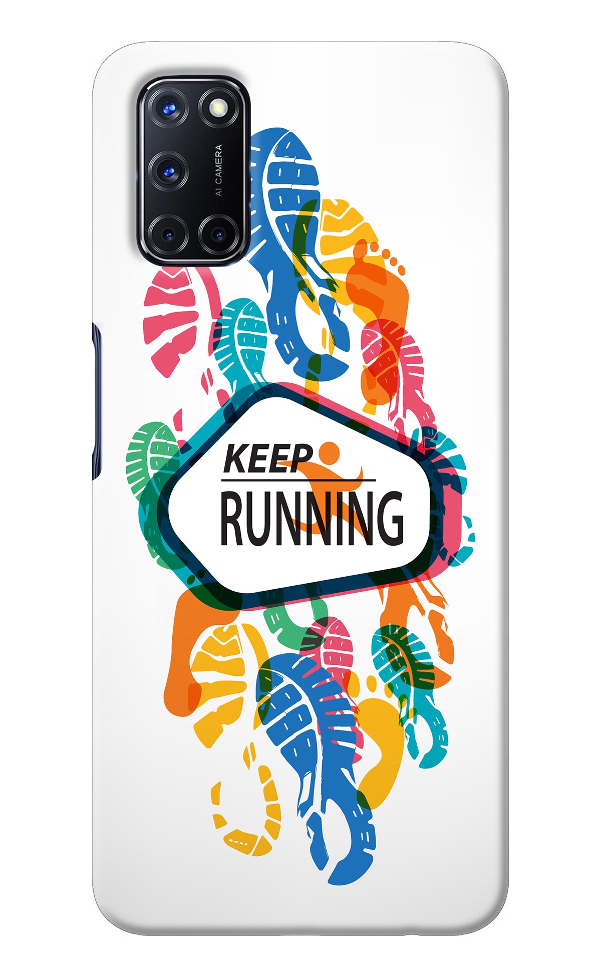 Keep Running Oppo A52 Back Cover