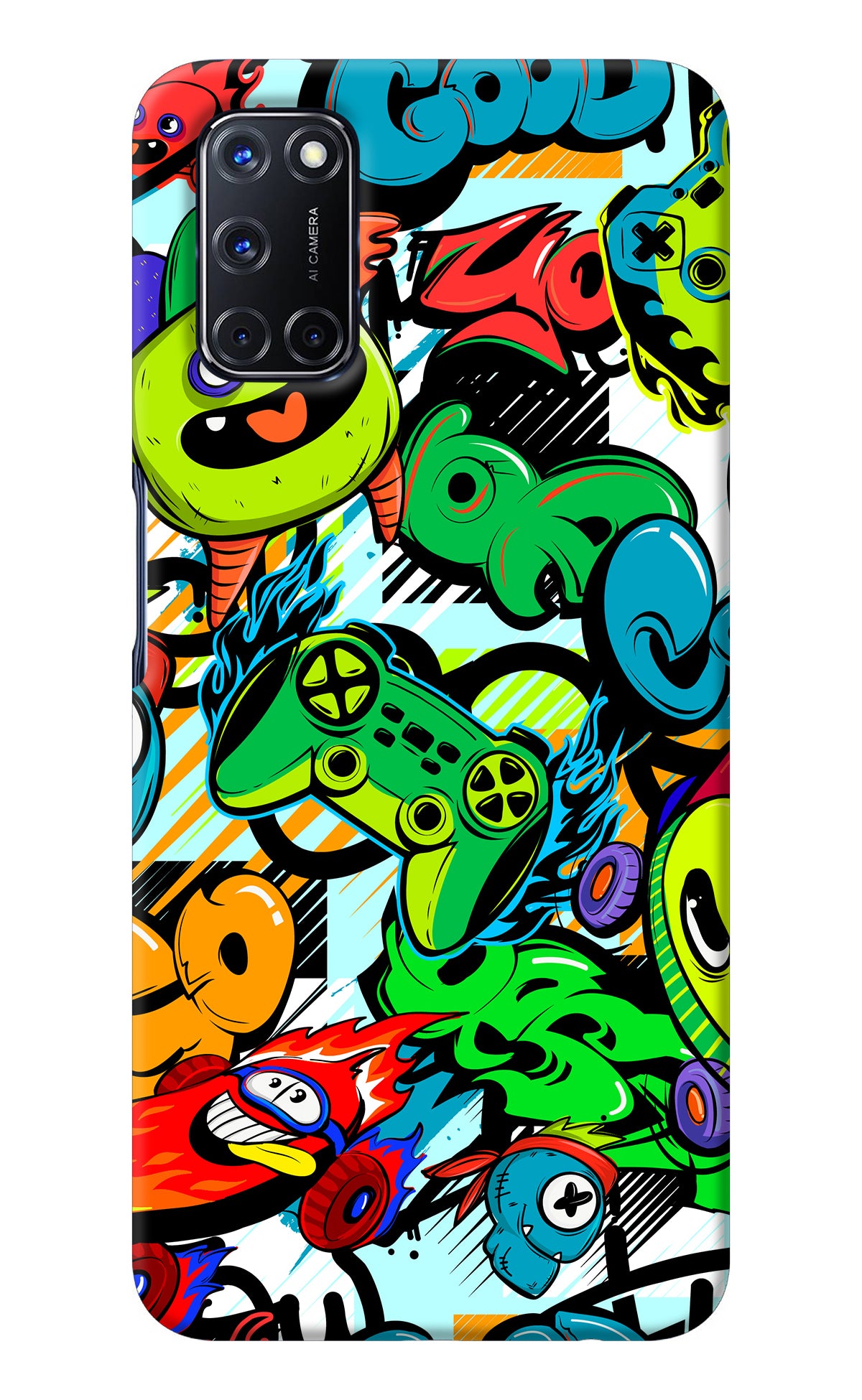 Game Doodle Oppo A52 Back Cover