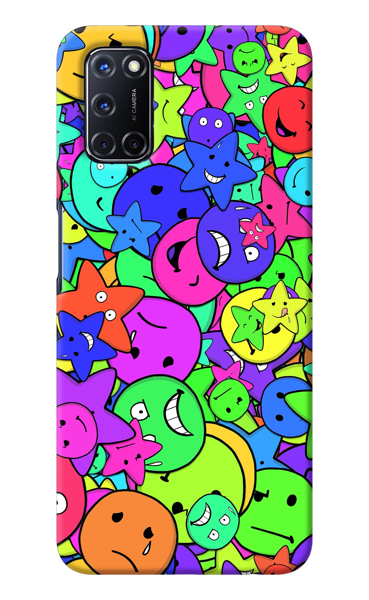 Fun Doodle Oppo A52 Back Cover