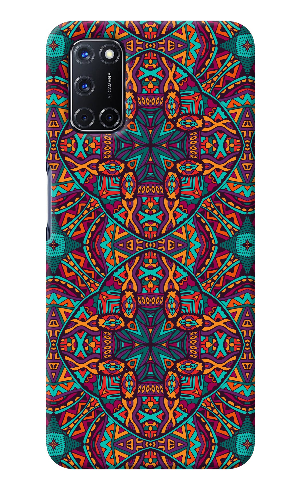 Colour Mandala Oppo A52 Back Cover