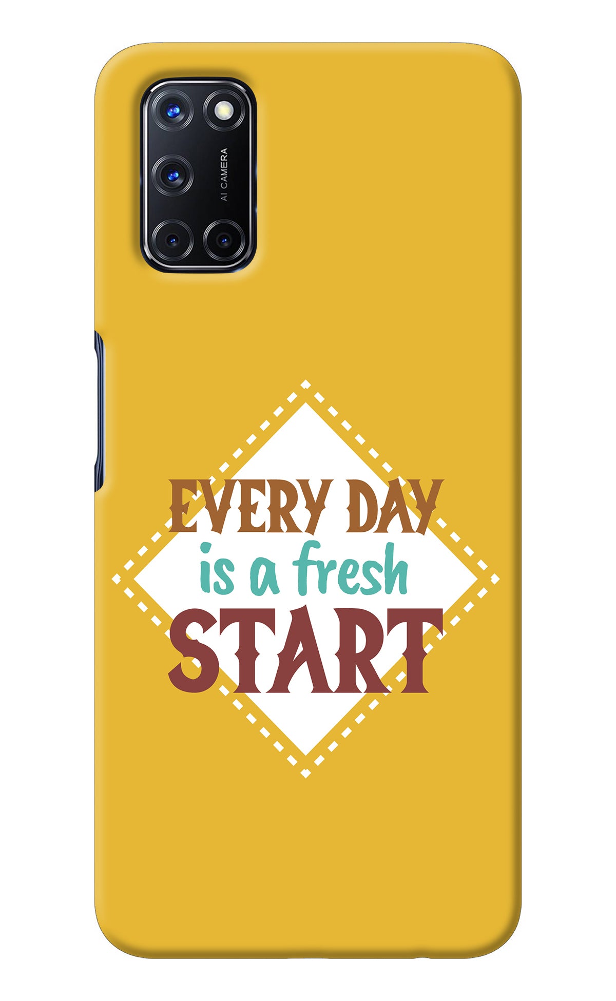 Every day is a Fresh Start Oppo A52 Back Cover