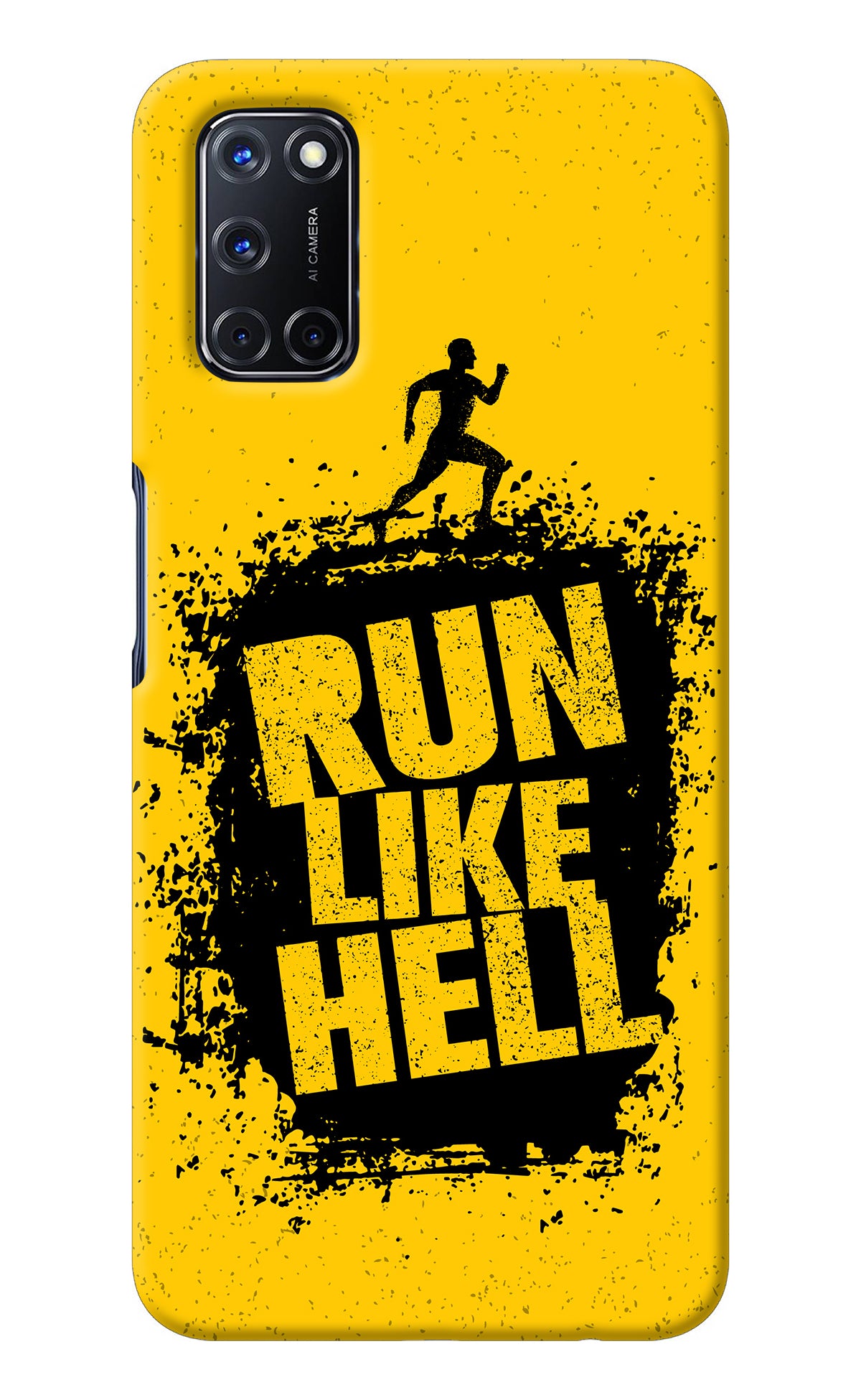 Run Like Hell Oppo A52 Back Cover