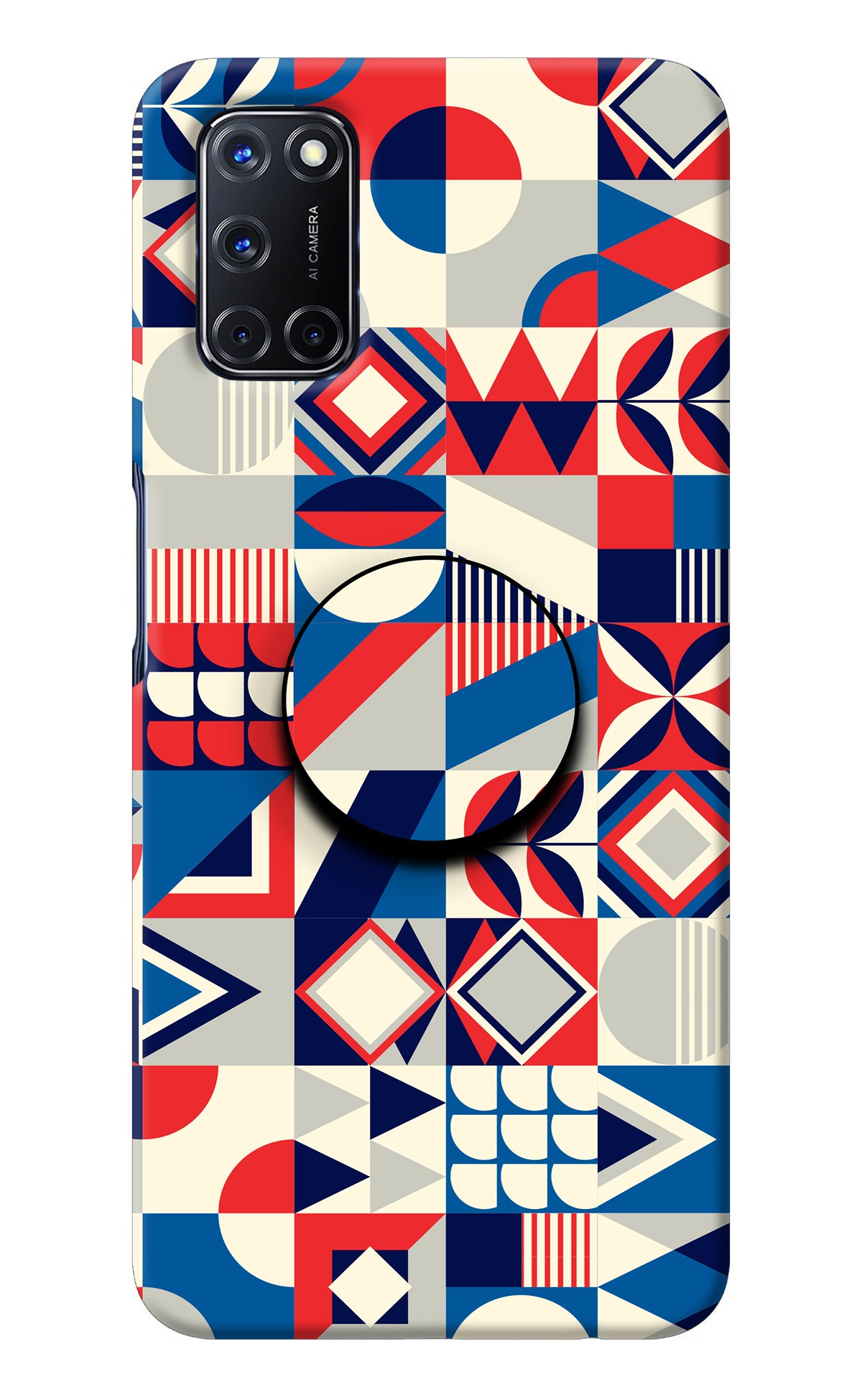 Colorful Pattern Oppo A52 Pop Case