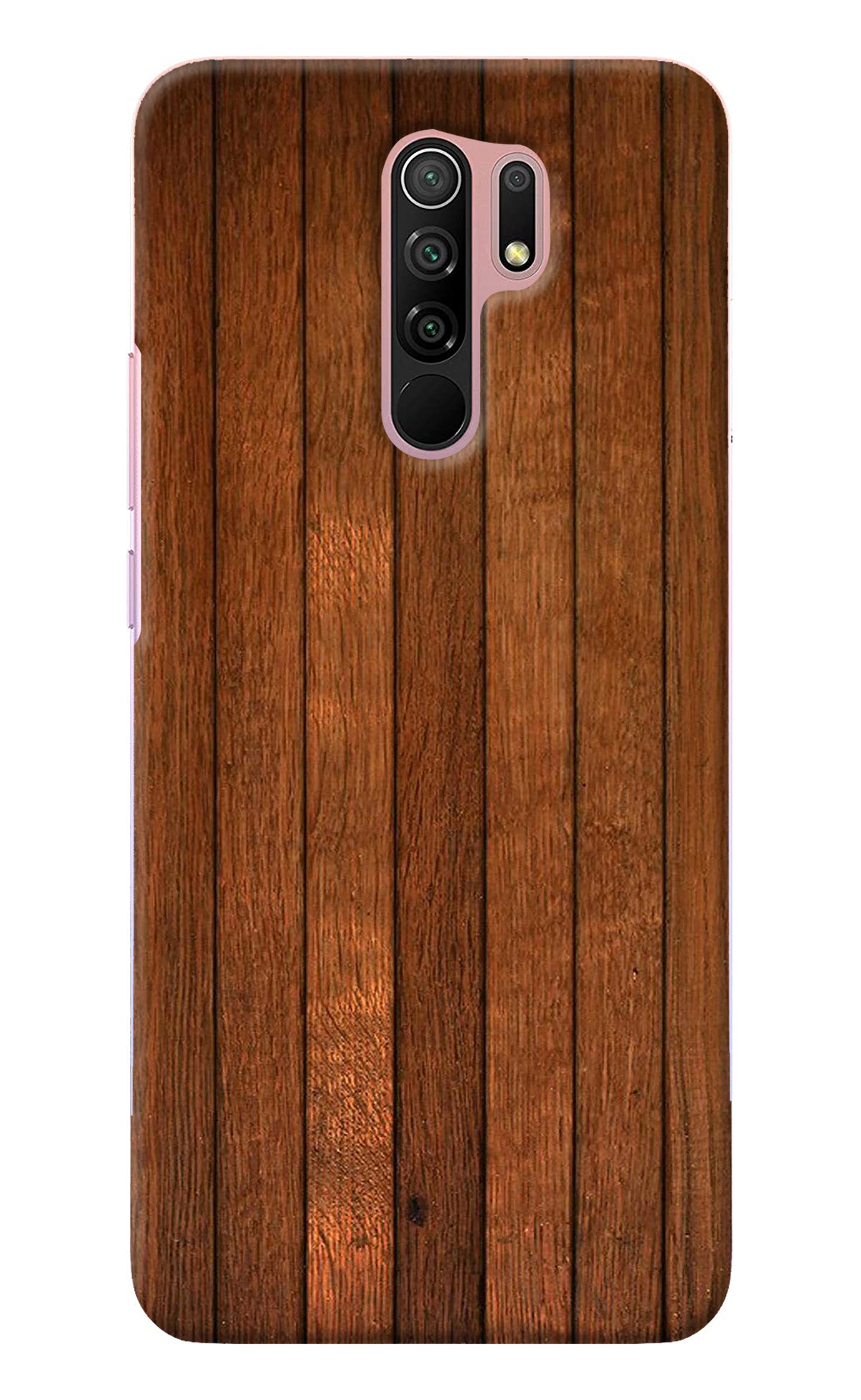 Wooden Artwork Bands Redmi 9 Prime/Poco M2/M2 reloaded Back Cover