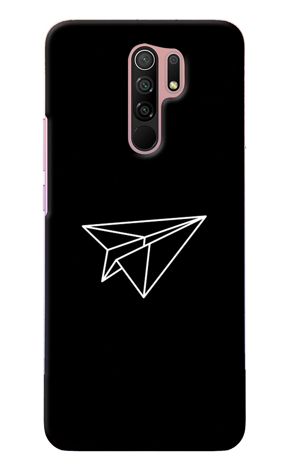 Paper Plane White Redmi 9 Prime/Poco M2/M2 reloaded Back Cover