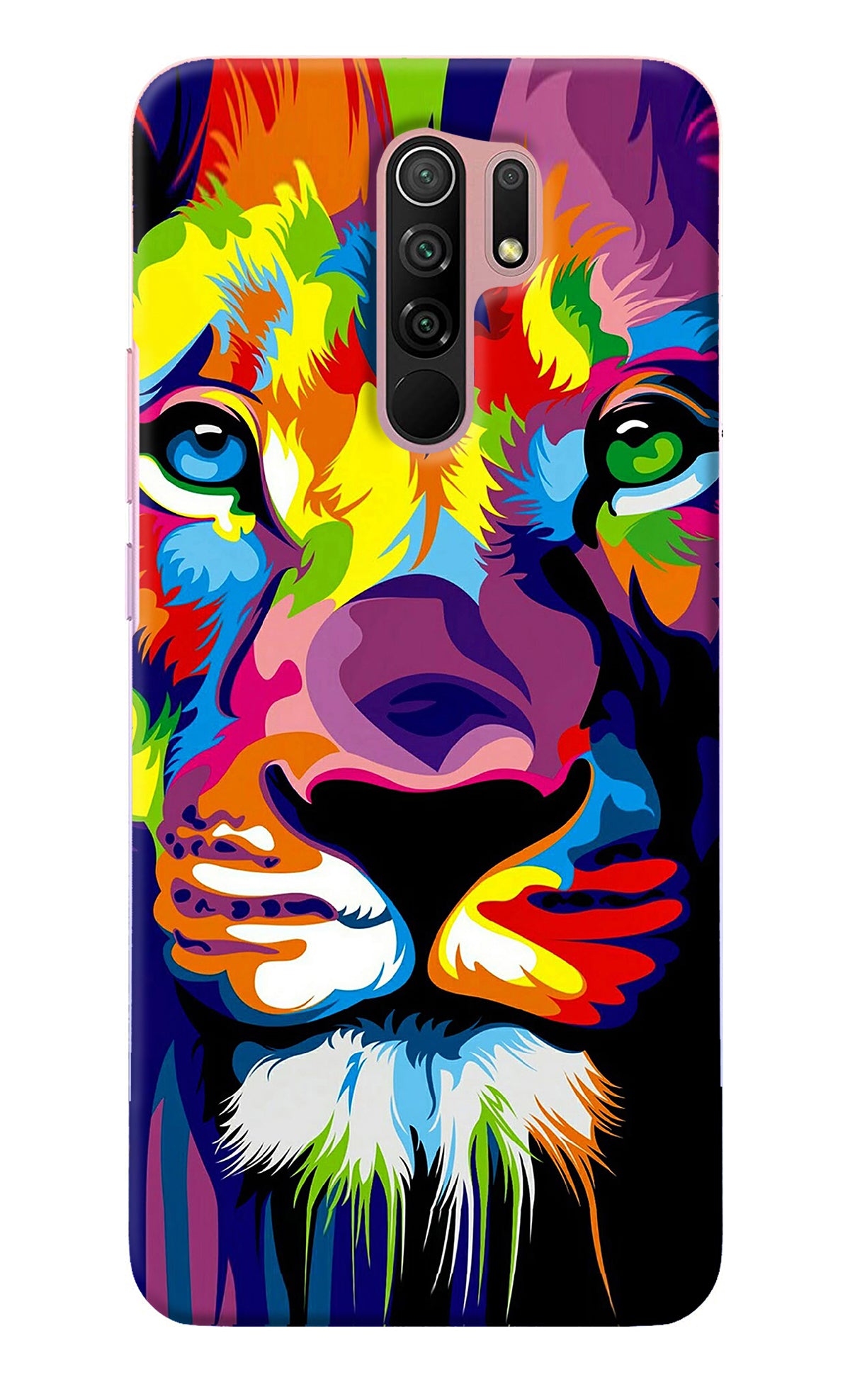 Lion Redmi 9 Prime/Poco M2/M2 reloaded Back Cover