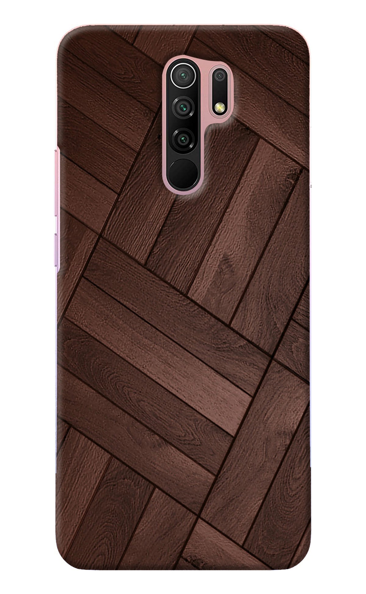 Wooden Texture Design Redmi 9 Prime/Poco M2/M2 reloaded Back Cover