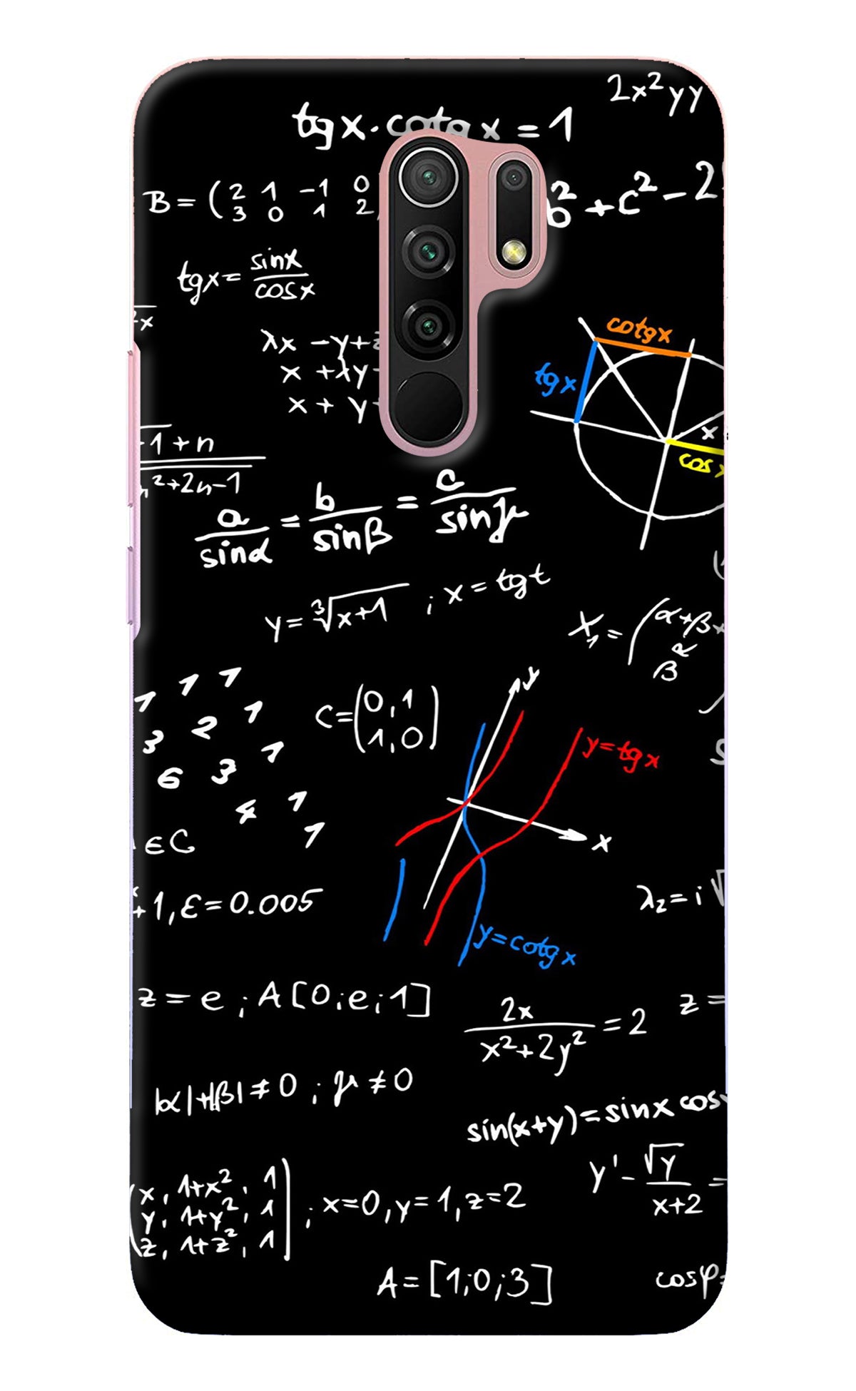 Mathematics Formula Redmi 9 Prime/Poco M2/M2 reloaded Back Cover