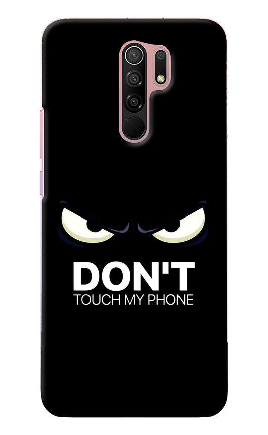 Don'T Touch My Phone Redmi 9 Prime/Poco M2/M2 reloaded Back Cover