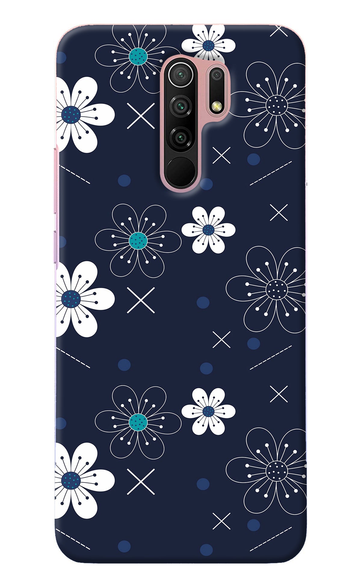 Flowers Redmi 9 Prime/Poco M2/M2 reloaded Back Cover