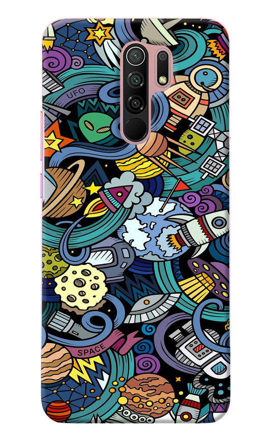 Space Abstract Redmi 9 Prime/Poco M2/M2 reloaded Back Cover