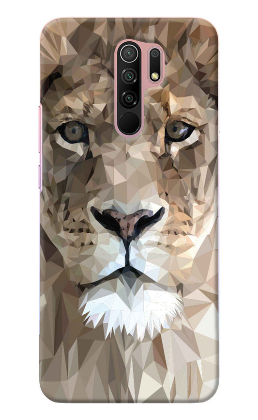 Lion Art Redmi 9 Prime/Poco M2/M2 reloaded Back Cover