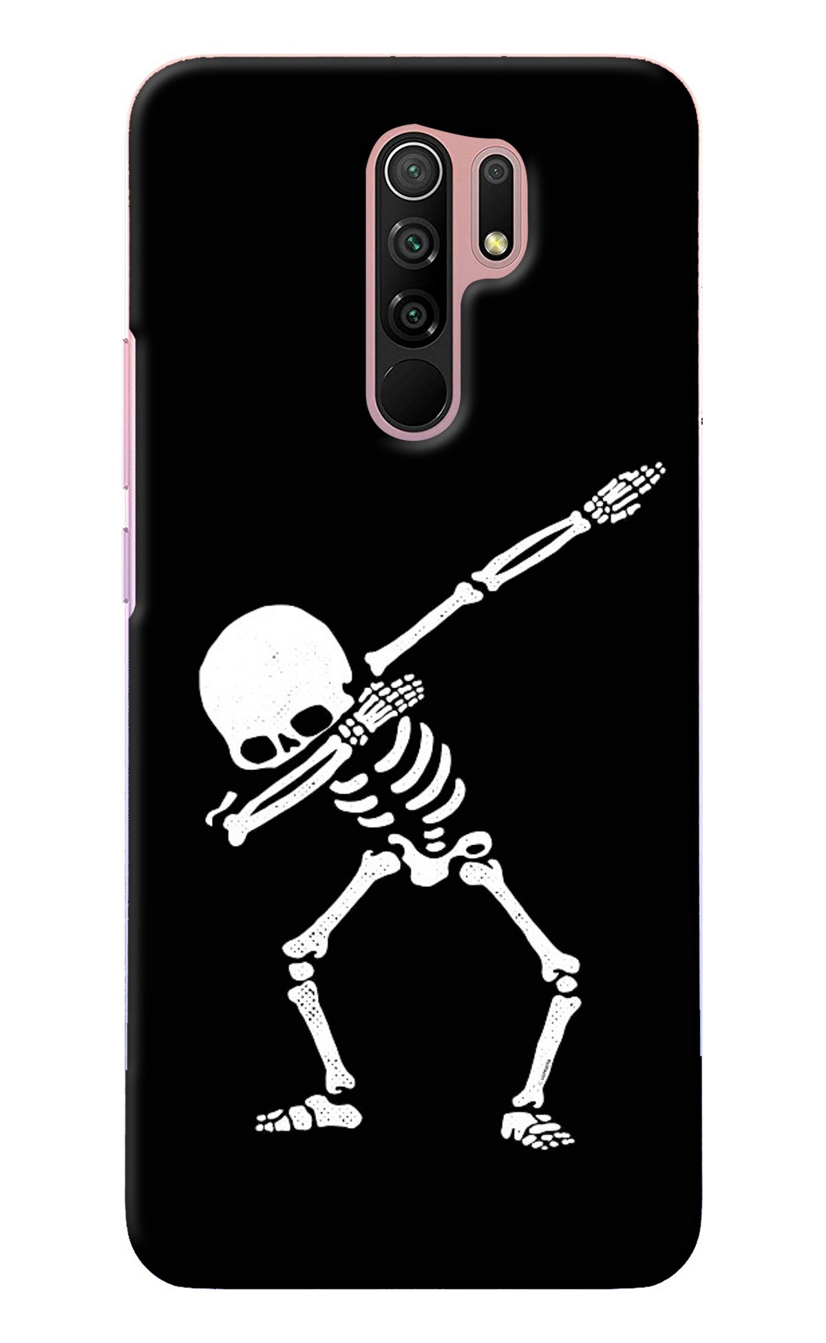 Dabbing Skeleton Art Redmi 9 Prime/Poco M2/M2 reloaded Back Cover