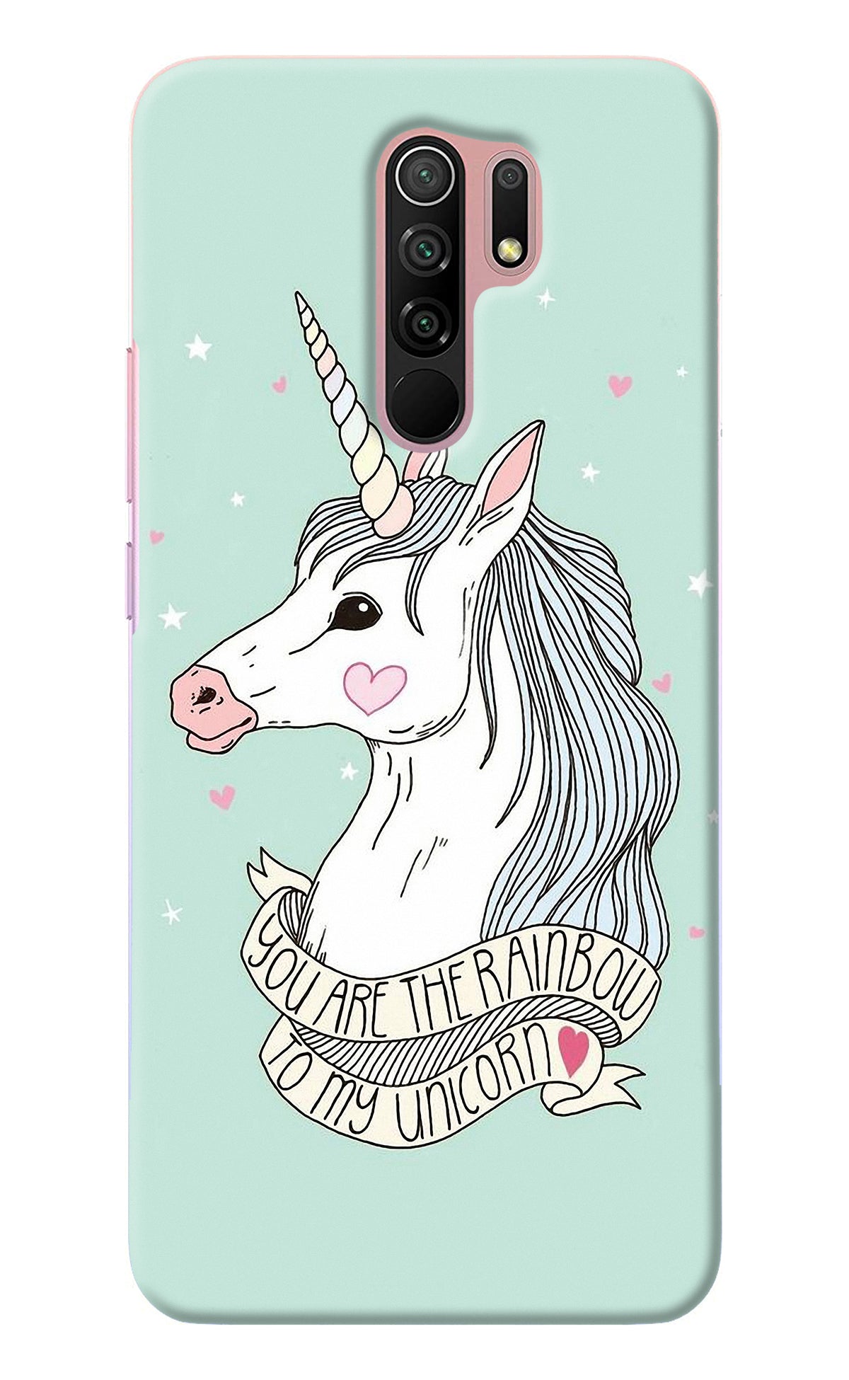 Unicorn Wallpaper Redmi 9 Prime/Poco M2/M2 reloaded Back Cover